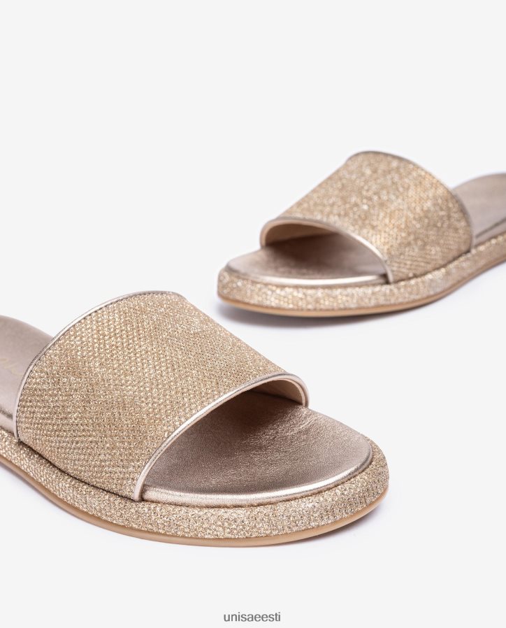 Unisa 88PPB431 lamedad sandaalid laia vampiga naised pronksist