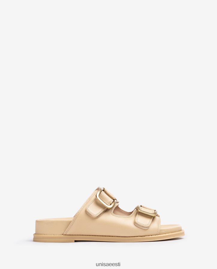 Unisa 88PPB4320 lamedad topeltpandlaga sandaalid naised beež