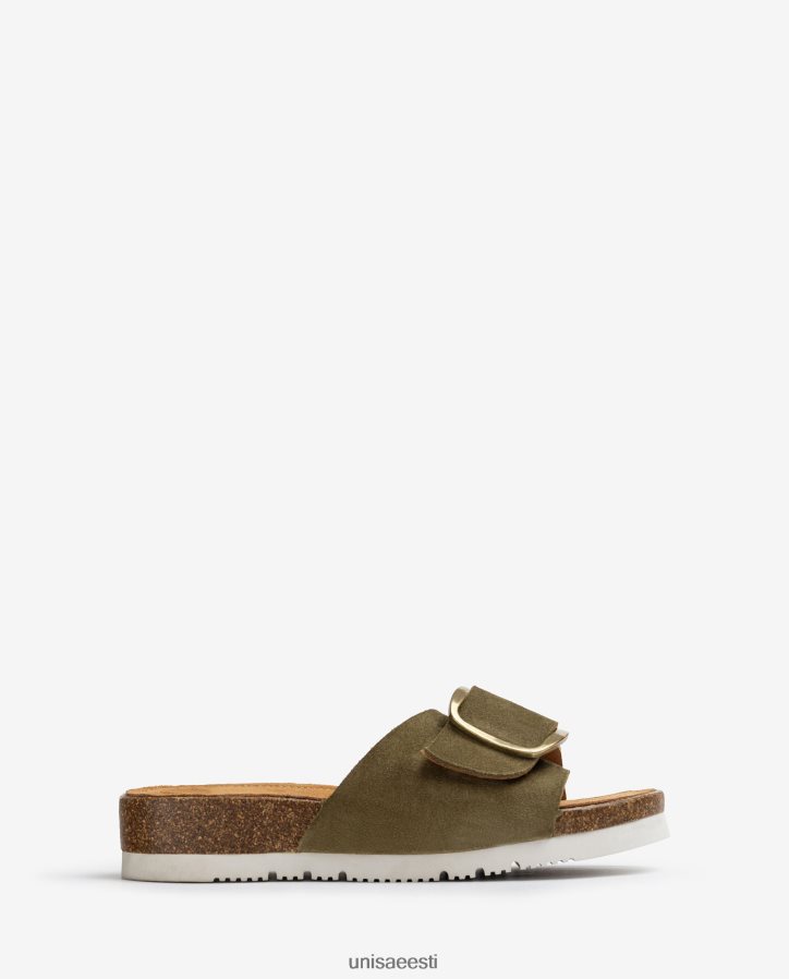 Unisa 88PPB4326 seemisnahast pandlaga sandaal naised roheline