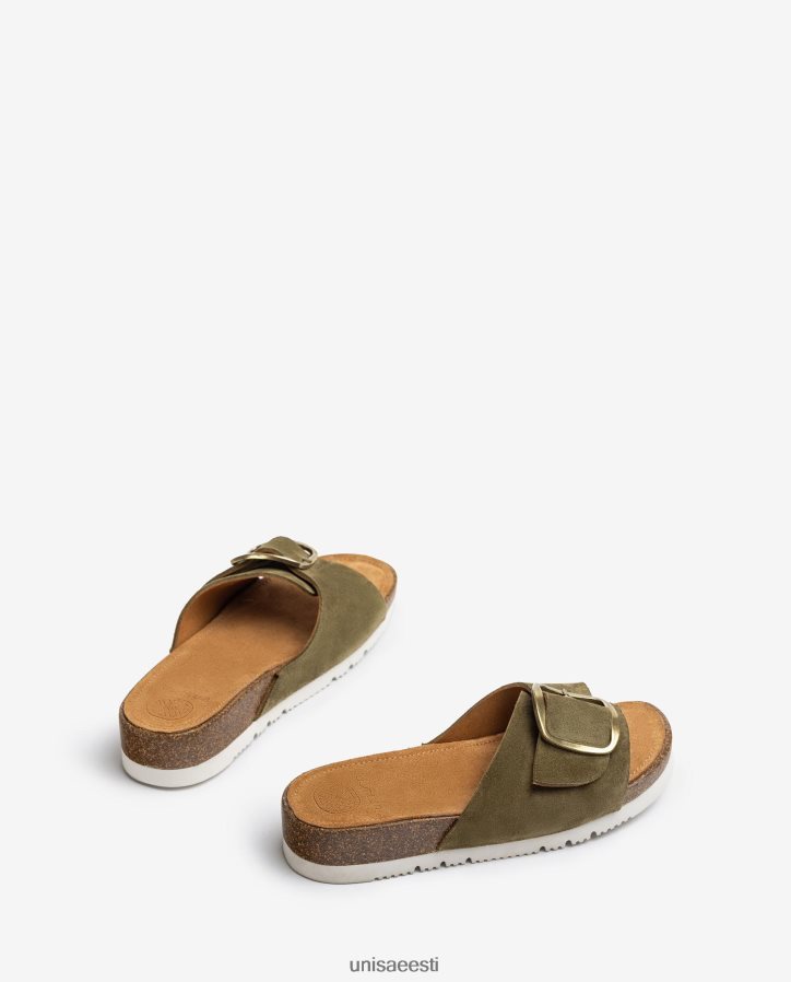 Unisa 88PPB4326 seemisnahast pandlaga sandaal naised roheline