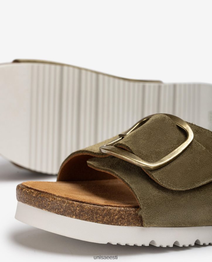 Unisa 88PPB4326 seemisnahast pandlaga sandaal naised roheline