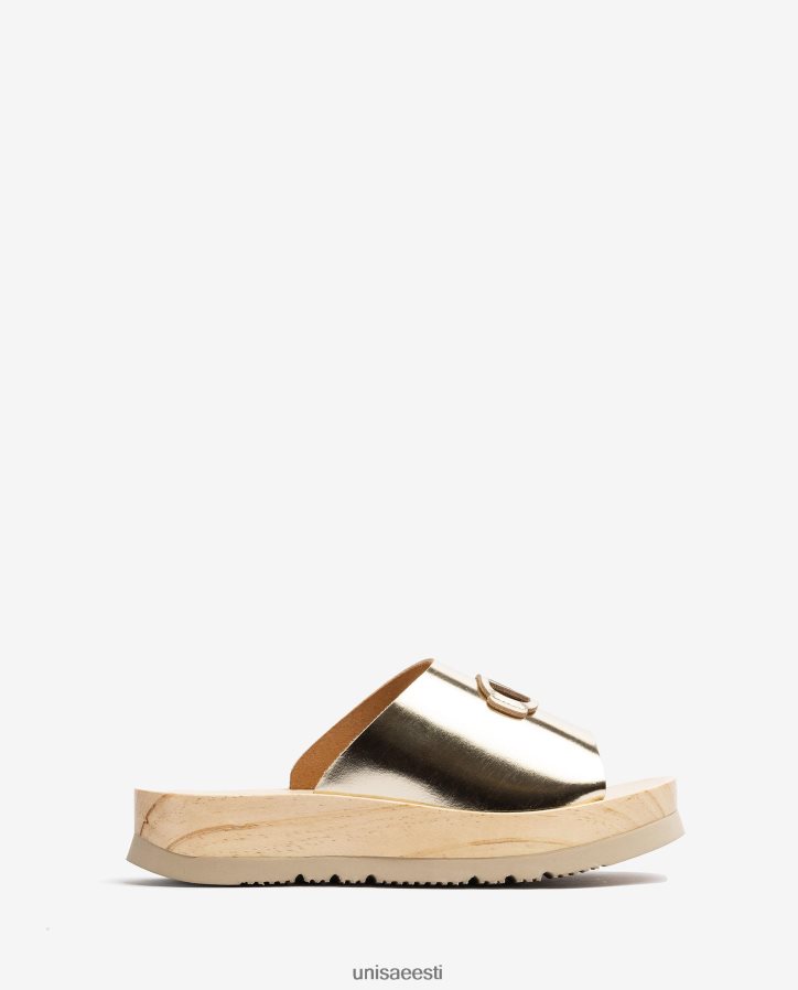 Unisa 88PPB4336 puidust efektiga tallaga sandaal naised mood