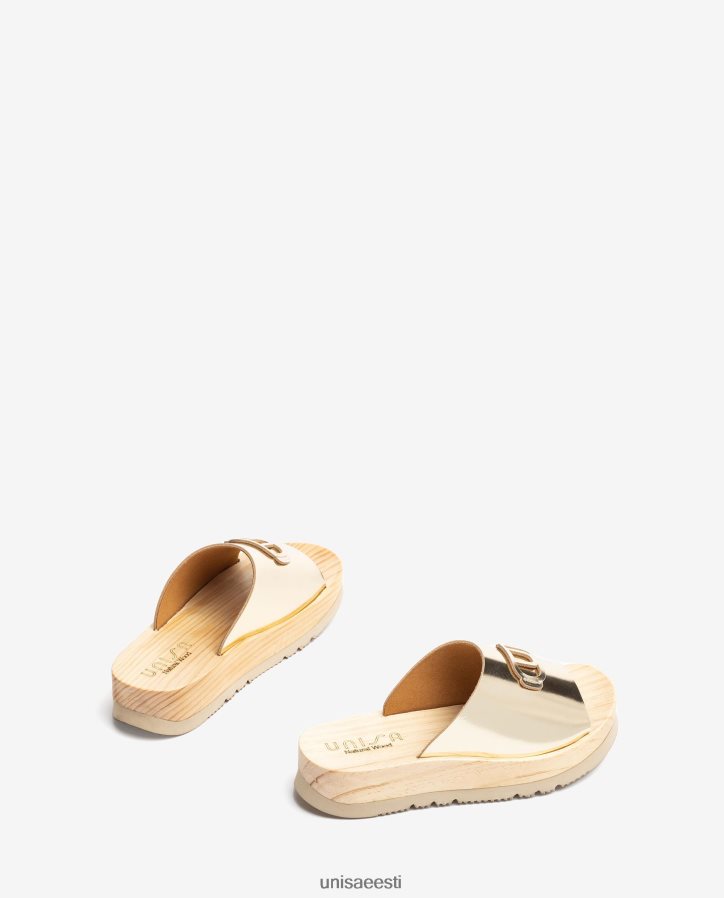 Unisa 88PPB4336 puidust efektiga tallaga sandaal naised mood