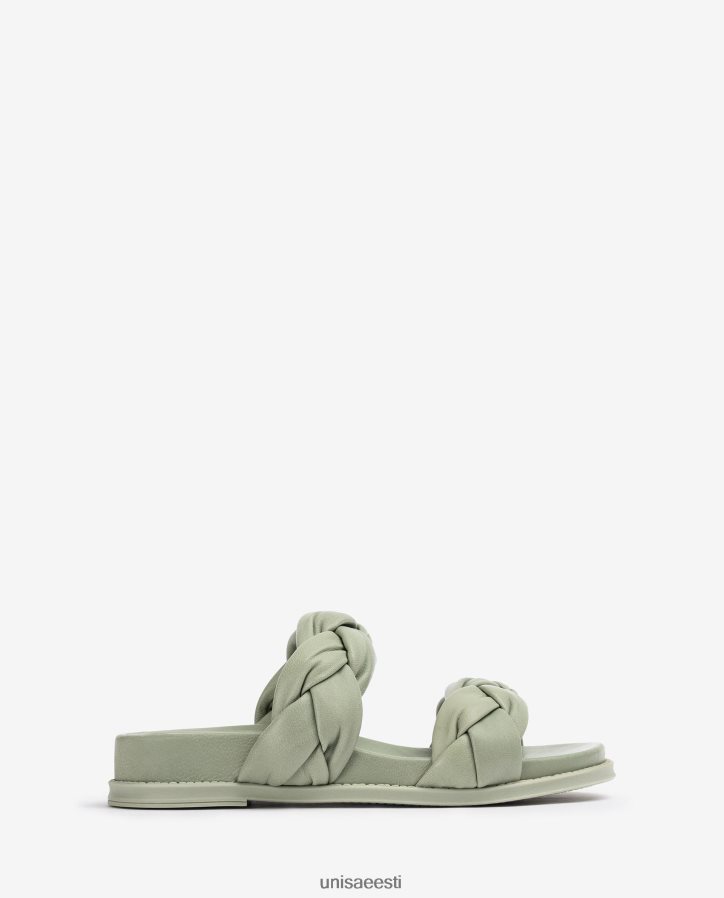 Unisa 88PPB4389 punutud rihmadega sandaalid naised roheline