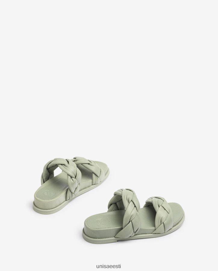 Unisa 88PPB4389 punutud rihmadega sandaalid naised roheline