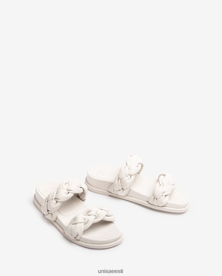 Unisa 88PPB4390 punutud rihmadega sandaalid naised valge