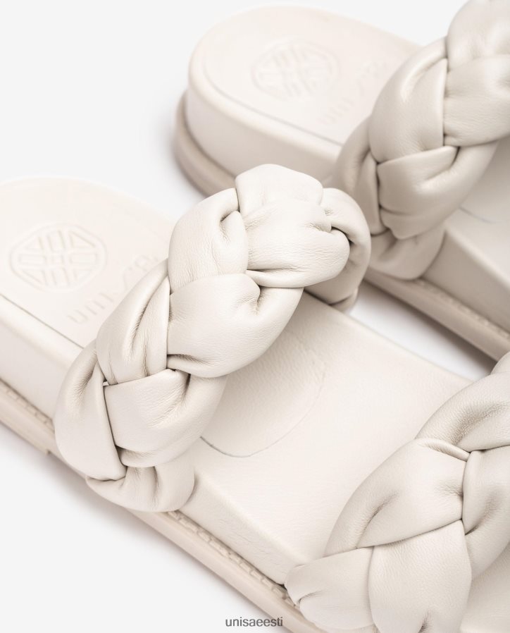 Unisa 88PPB4390 punutud rihmadega sandaalid naised valge