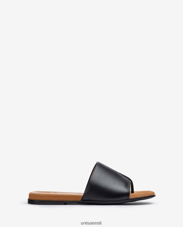 Unisa 88PPB4444 varbapostiga sandaal naised must