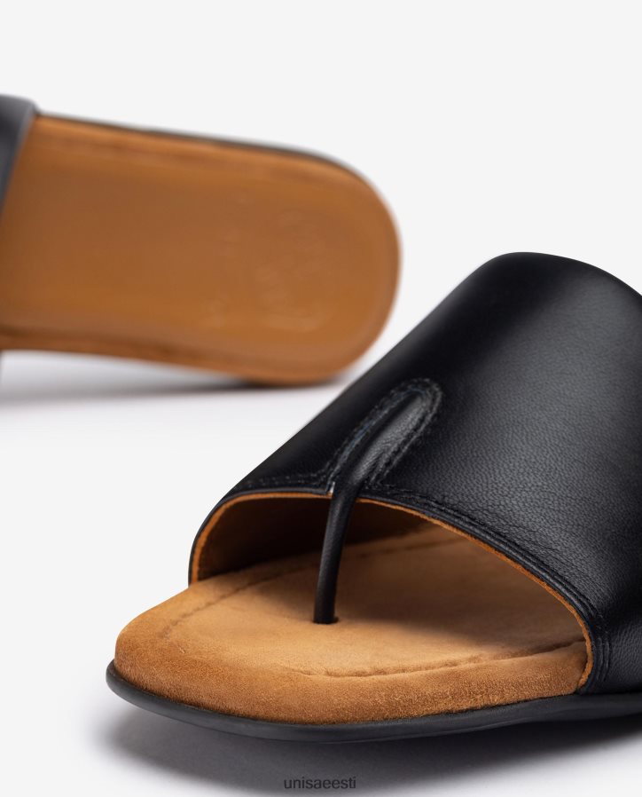 Unisa 88PPB4444 varbapostiga sandaal naised must