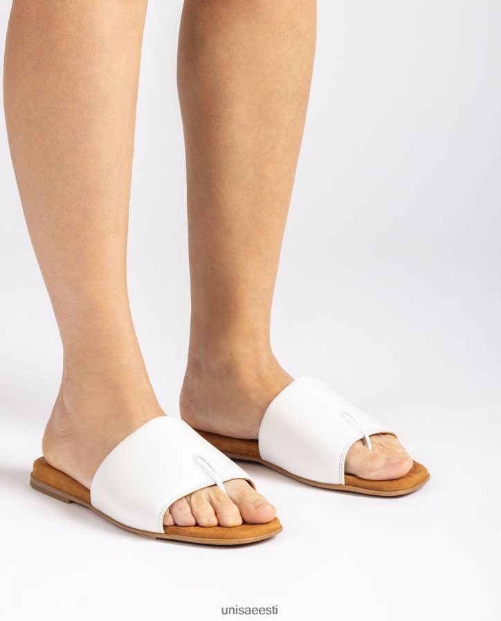 Unisa 88PPB4445 varbapostiga sandaal naised valge