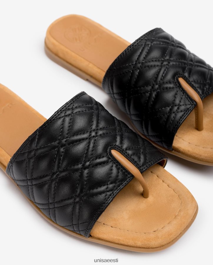 Unisa 88PPB459 kandilise varbaga sandaal naised must