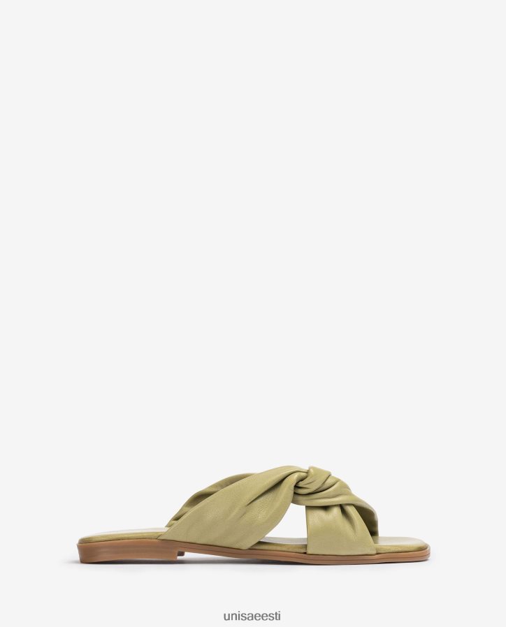 Unisa 88PPB464 lame crossover rihmaga sandaal naised roheline