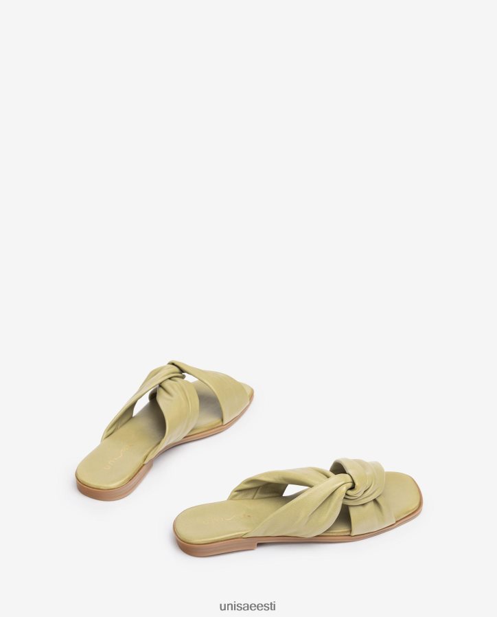 Unisa 88PPB464 lame crossover rihmaga sandaal naised roheline