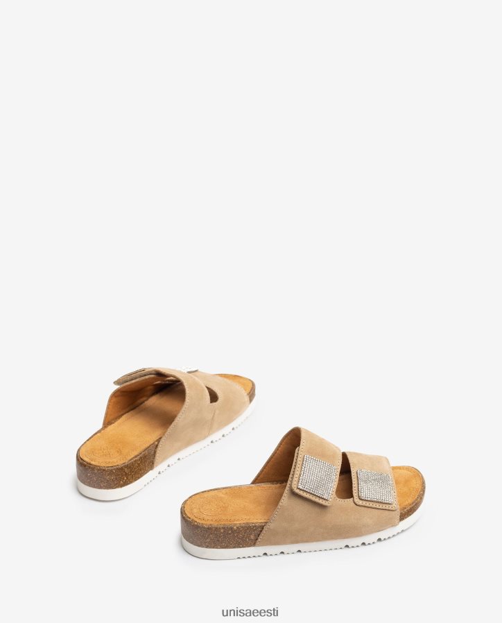 Unisa 88PPB493 kahekordse rihmaga lamedad sandaalid naised graatsiline