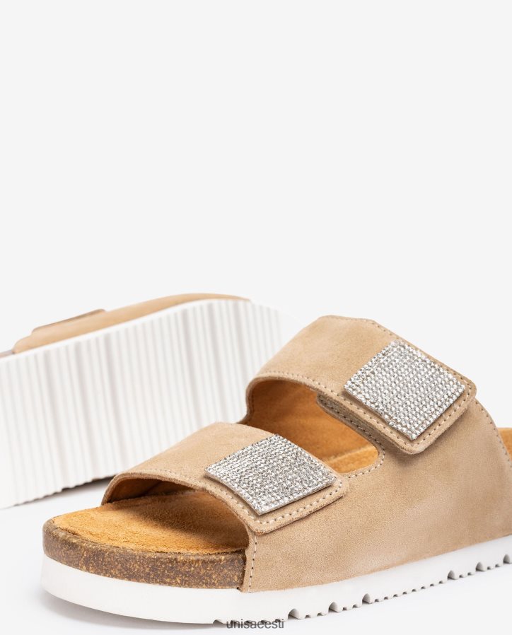 Unisa 88PPB493 kahekordse rihmaga lamedad sandaalid naised graatsiline