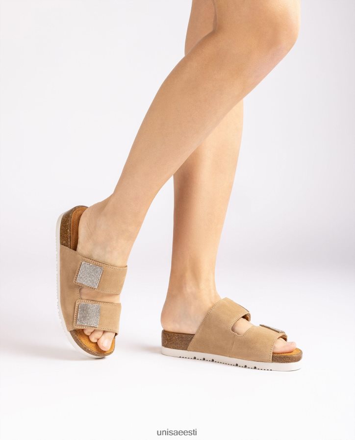 Unisa 88PPB493 kahekordse rihmaga lamedad sandaalid naised graatsiline