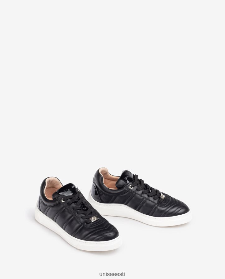 Unisa 88PPB41241 tepitud efektiga spordijalats naised must