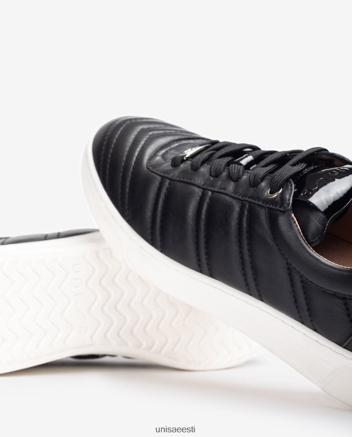 Unisa 88PPB41241 tepitud efektiga spordijalats naised must