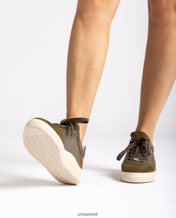 Unisa 88PPB41244 kontrastse nina ja kontsaga tossud naised roheline