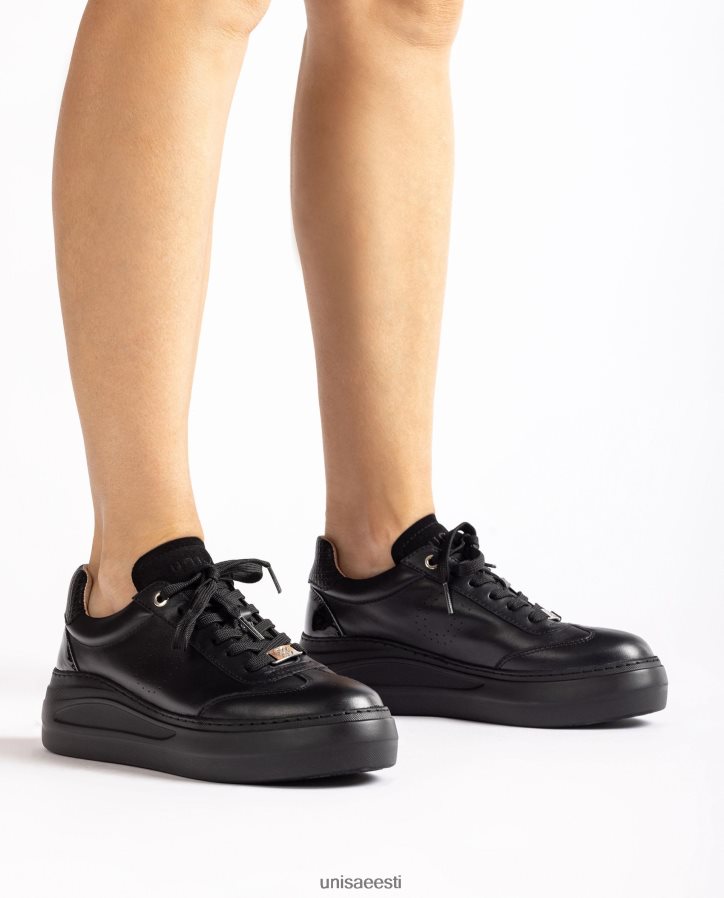 Unisa 88PPB41292 maxi tallaga nahast spordijalats naised must