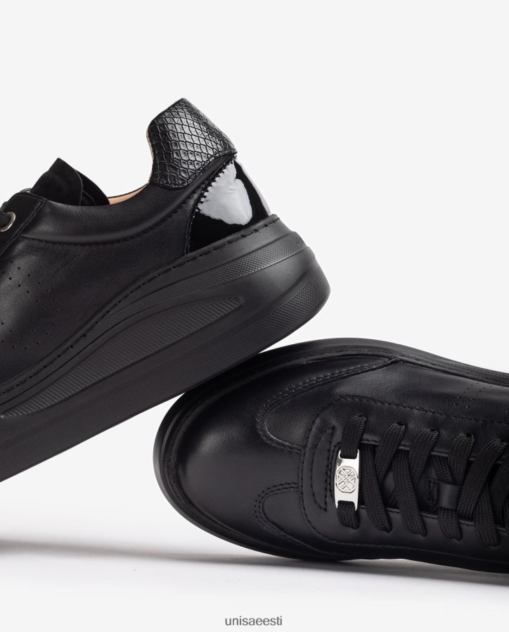 Unisa 88PPB41292 maxi tallaga nahast spordijalats naised must