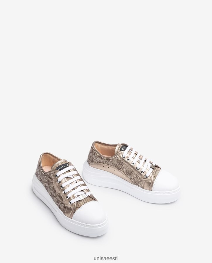 Unisa 88PPB4647 läikivast kangast tossud naised graatsiline