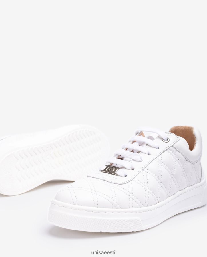 Unisa 88PPB4648 geomeetrilise tikiga tossud naised valge