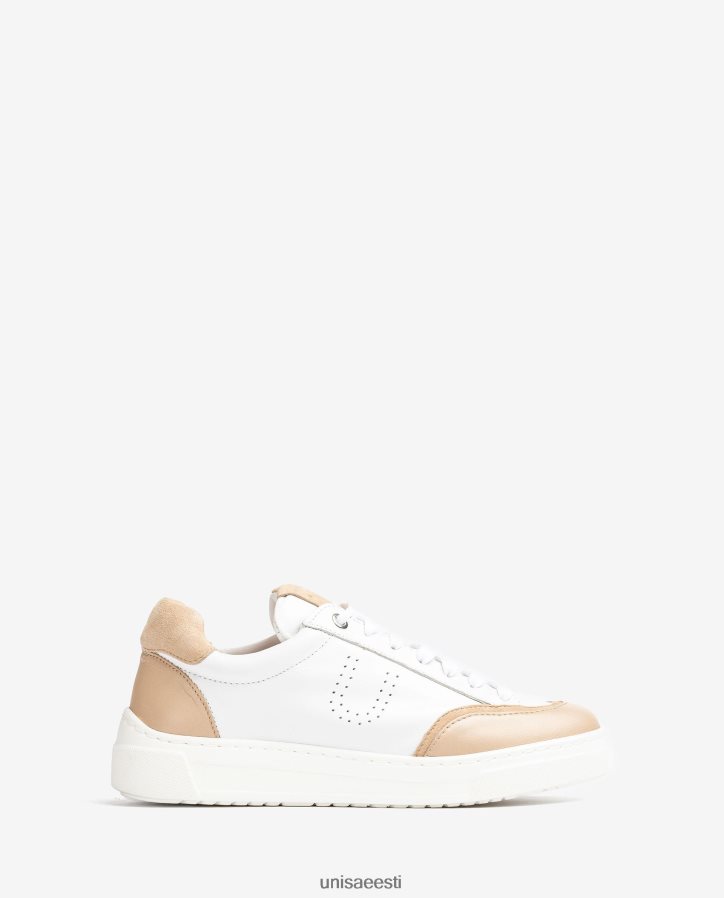 Unisa 88PPB4649 kontrastse nina ja kontsaga kets naised valge