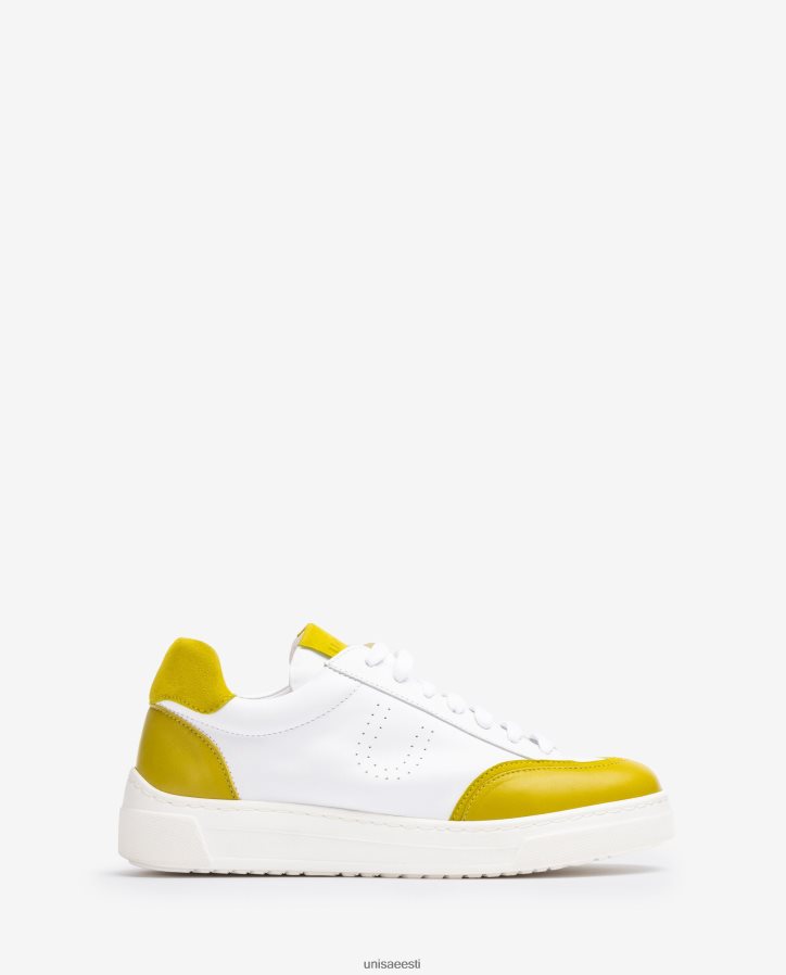 Unisa 88PPB4652 kontrastse nina ja kontsaga kets naised valge