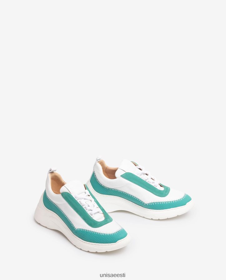 Unisa 88PPB4670 kontrastsete materjalidega tossud naised valge