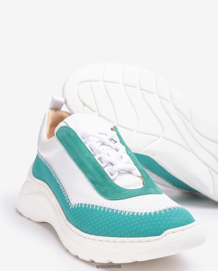 Unisa 88PPB4670 kontrastsete materjalidega tossud naised valge