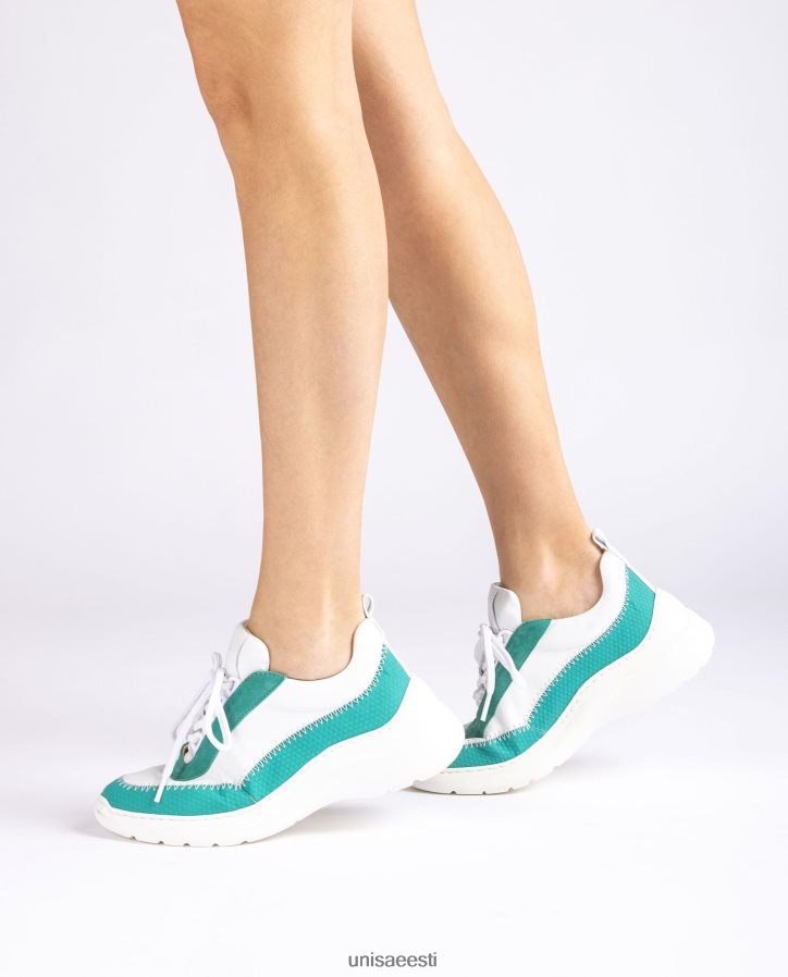 Unisa 88PPB4670 kontrastsete materjalidega tossud naised valge