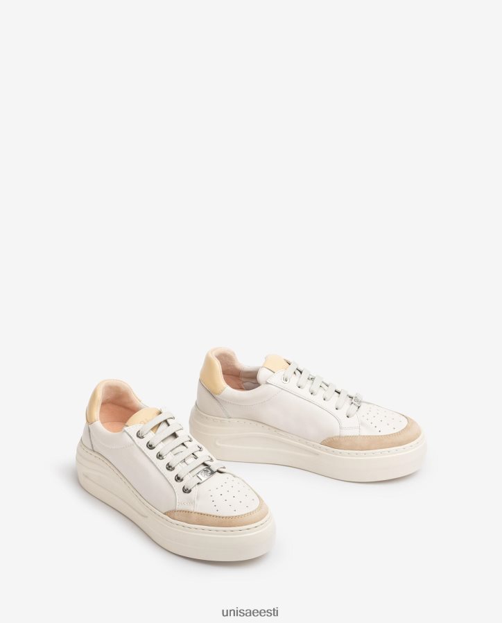 Unisa 88PPB4671 nahast ja seemisnahast tossud naised valge