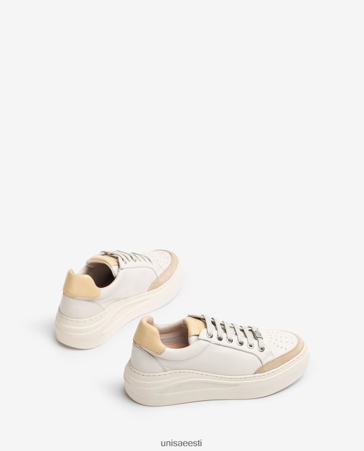 Unisa 88PPB4671 nahast ja seemisnahast tossud naised valge