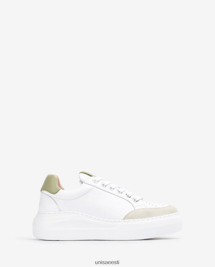 Unisa 88PPB4672 nahast ja seemisnahast tossud naised valge