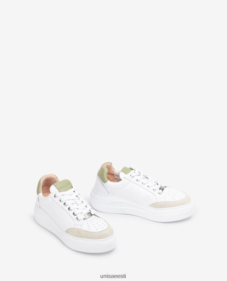 Unisa 88PPB4672 nahast ja seemisnahast tossud naised valge