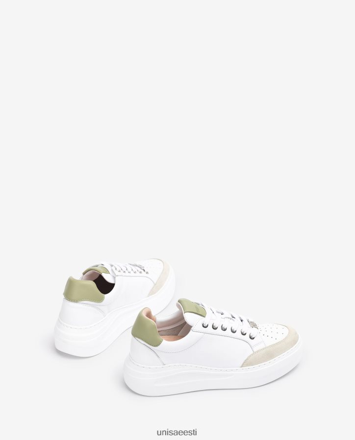 Unisa 88PPB4672 nahast ja seemisnahast tossud naised valge