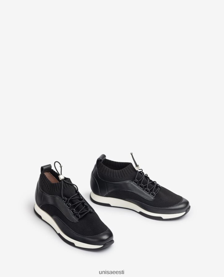 Unisa 88PPB4675 sobivat värvi nahast ja riidest kets naised must