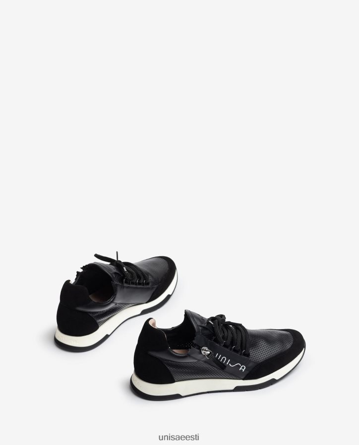 Unisa 88PPB4686 lukuga suletavad tossud naised must