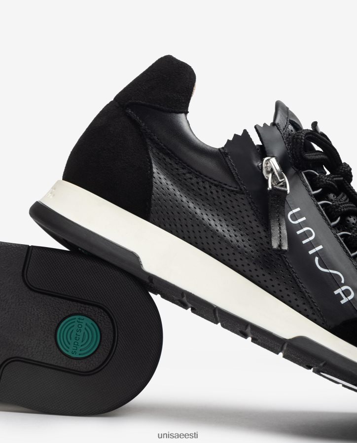 Unisa 88PPB4686 lukuga suletavad tossud naised must