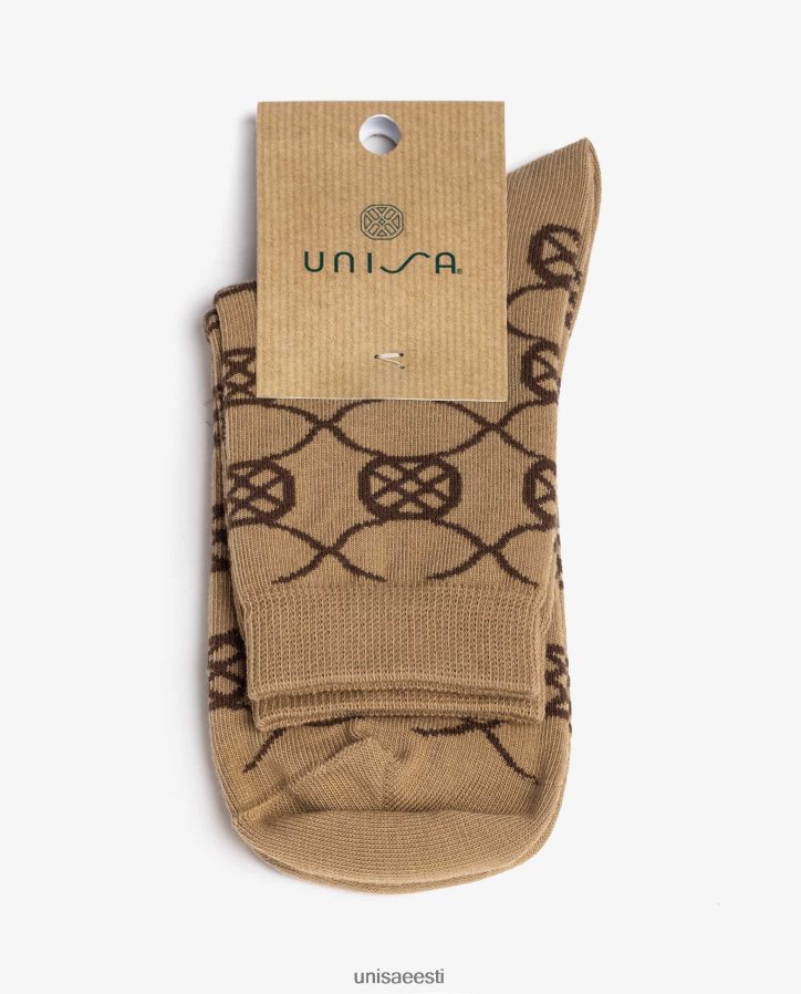 Unisa 88PPB41087 orgaanilisest puuvillast sokid naised pruun