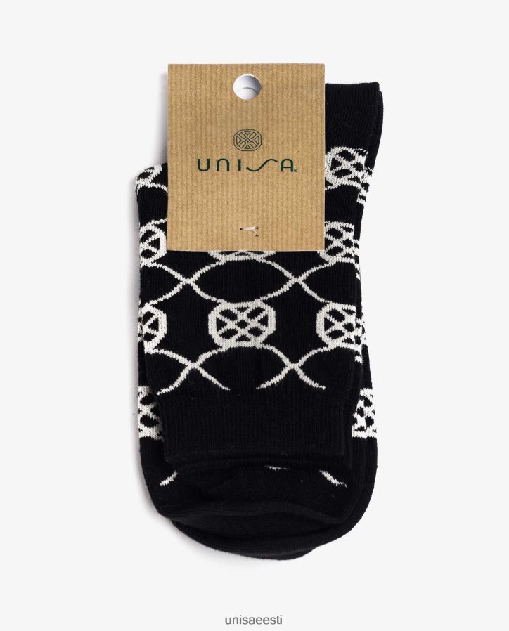 Unisa 88PPB41088 orgaanilisest puuvillast sokid naised must