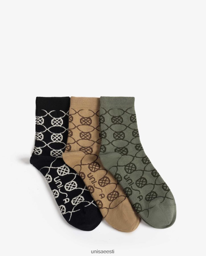 Unisa 88PPB41088 orgaanilisest puuvillast sokid naised must