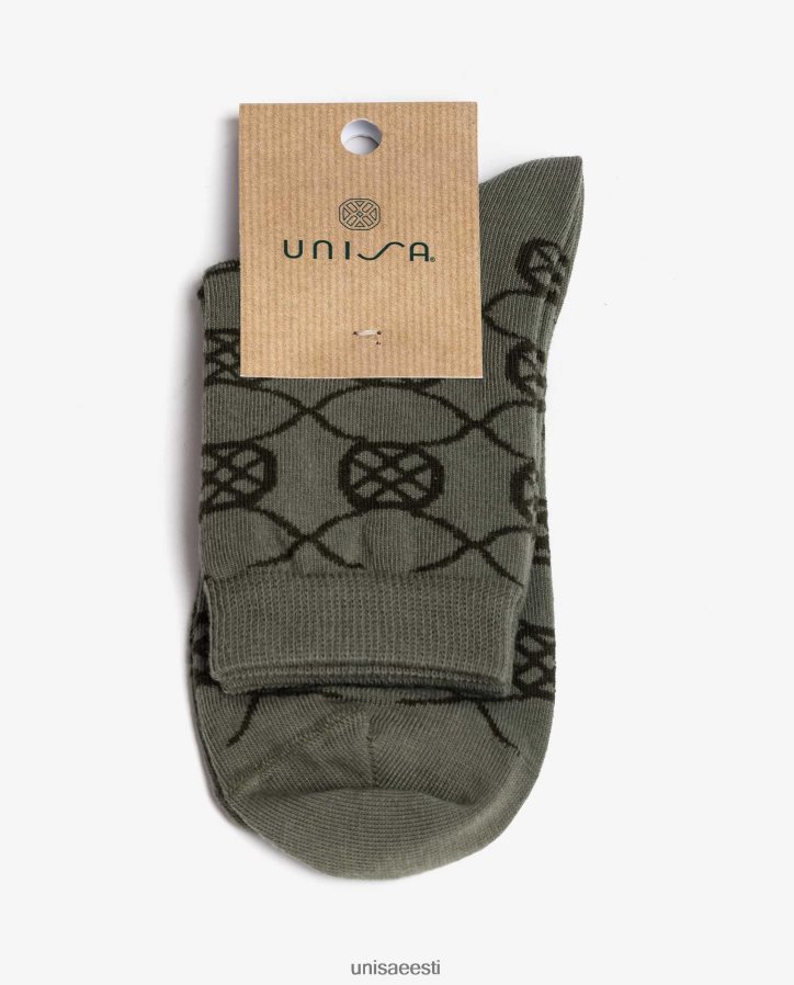 Unisa 88PPB41090 orgaanilisest puuvillast sokid naised roheline