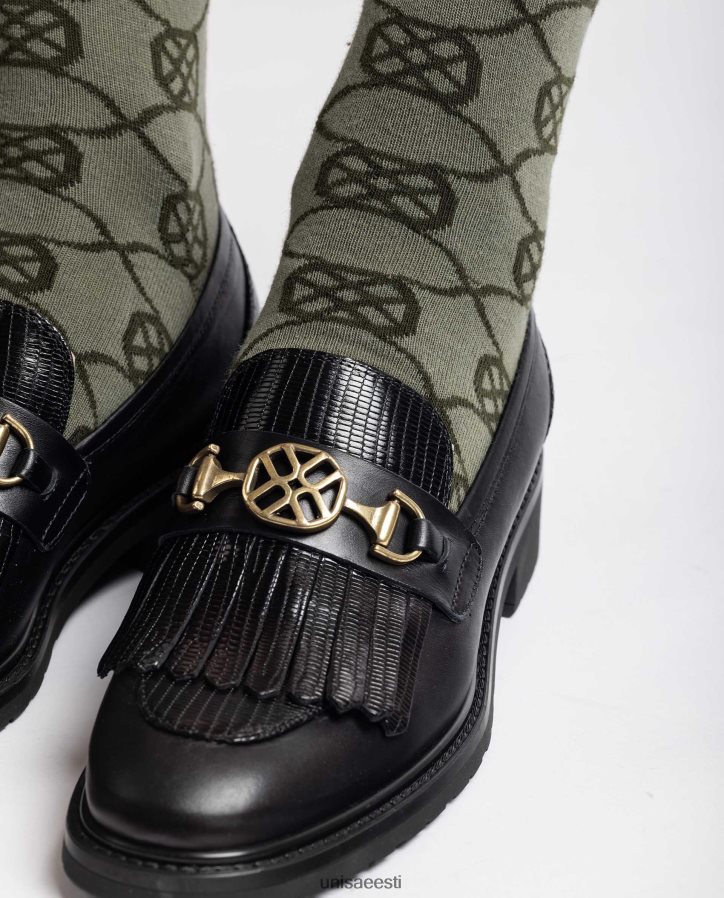 Unisa 88PPB41090 orgaanilisest puuvillast sokid naised roheline